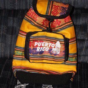 Puerto Rico Mini Backpack - Purchased in Puerto Rico - Like New
